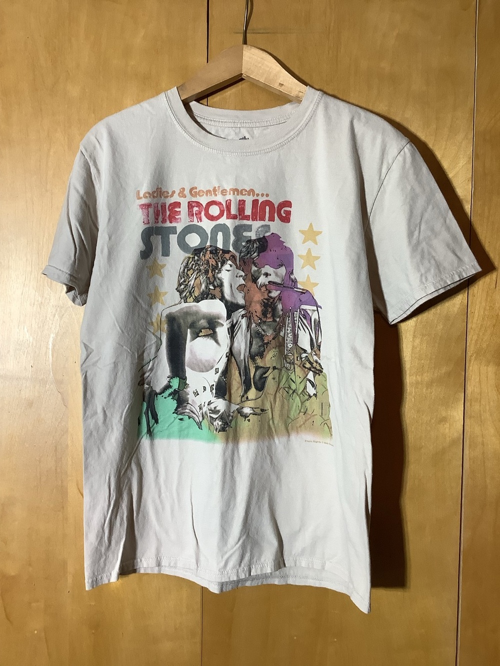 Rolling Stones graphic tee, size large